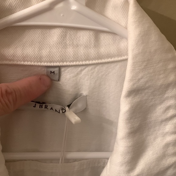 Limited Edition BNWT J BRAND Estella white slim jacket with sequin Nordstroms - Picture 4 of 14